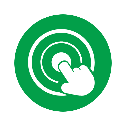 Touchscreen Icon Green