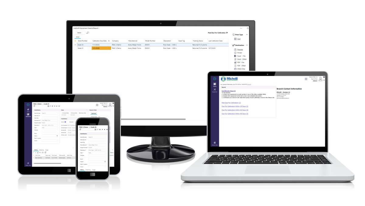 TRAC Asset Management System Screenshots